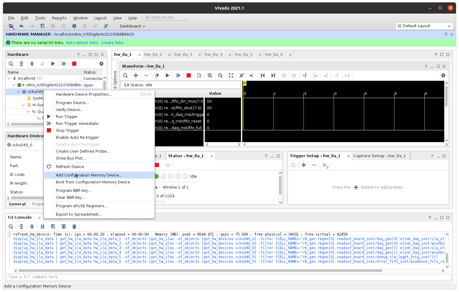 vivado_Config_memory_device