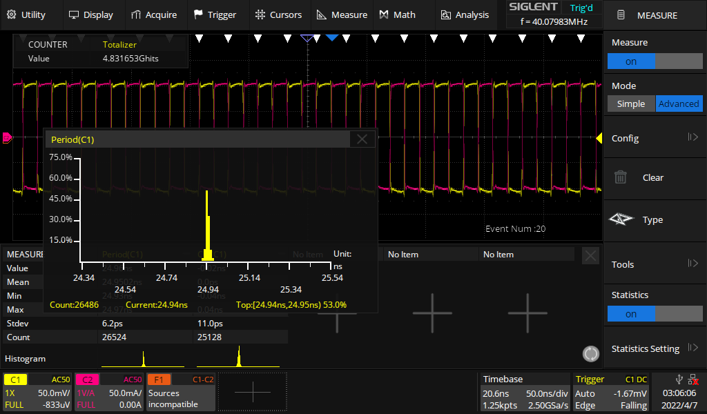 RB Clock Jitter Test